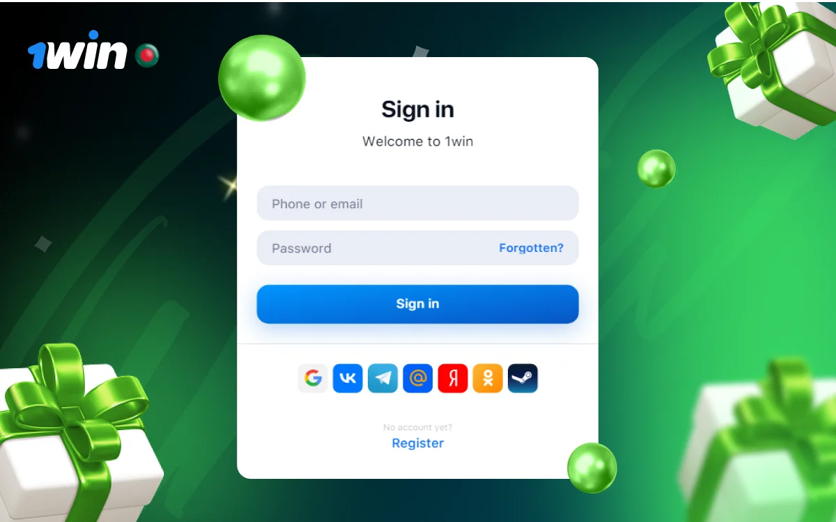 1win Cricket Login Process